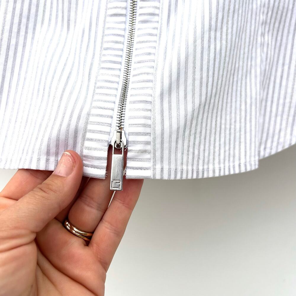 Lafayette 148 Connor Structured Zip Blouse Sparkl… - image 6